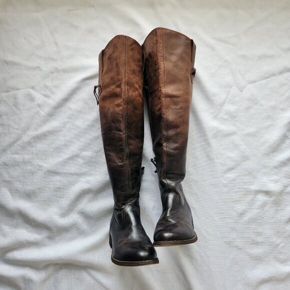 Ariat Side Zip Brown Tall Boots Women (9B) - Picture 8 of 16